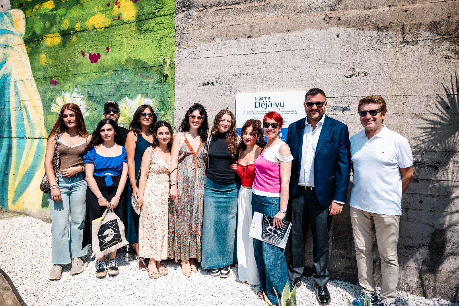 Déjà-vu, consegnato il murales di Ligama alla città di Catania
