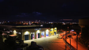 CO.VE.I. S.r.l. Filiale e Stabilimento di Ragusa - foto aerea notturna