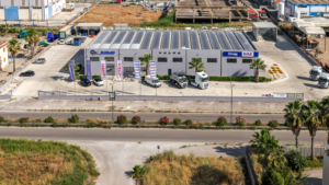 Veduta aerea dello stabilimento OMAG