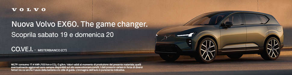 Nuova Volvo EX60. The game changer. Scoprila sabato 19 e domenica 20