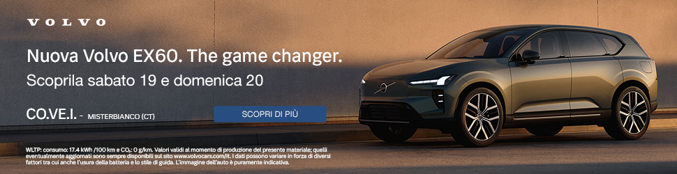 Nuova Volvo EX60. The game changer. Scoprila sabato 19 e domenica 20